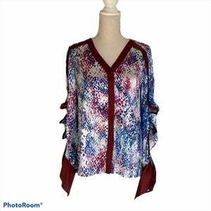 Chelsea And Walker Multi-Colored Blouse